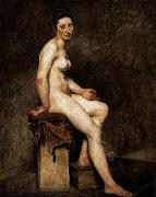 Eugene Delacroix Mlle Rose oil painting on canvas